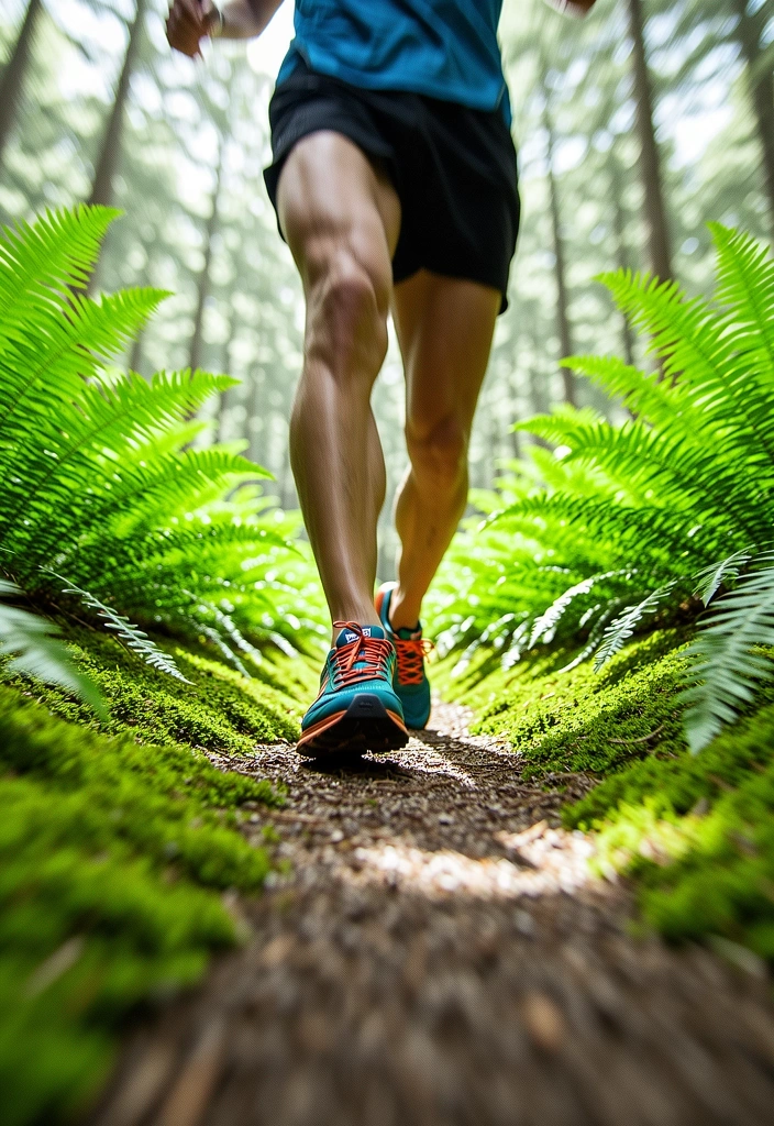 Aktive Bewegung im Wald